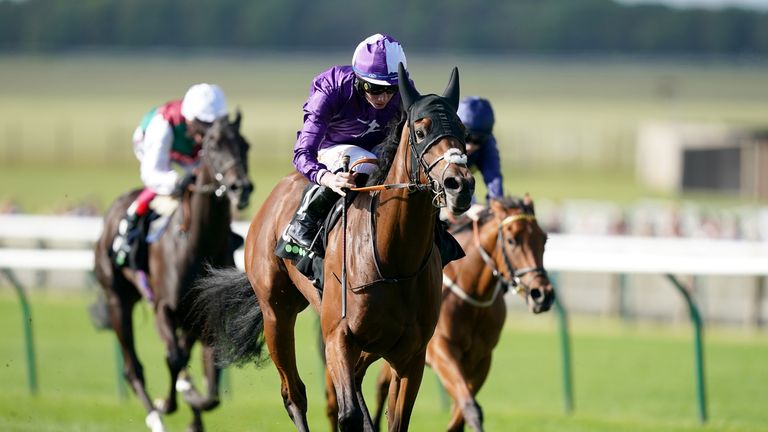 Hello You and jockey Rossa Ryan win the Rockfel Stakes 