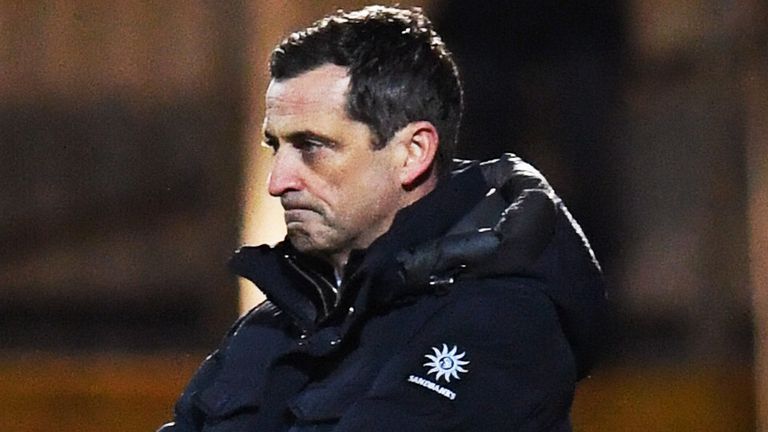 Jack Ross was not happy with Hibernian's performance on Wednesday