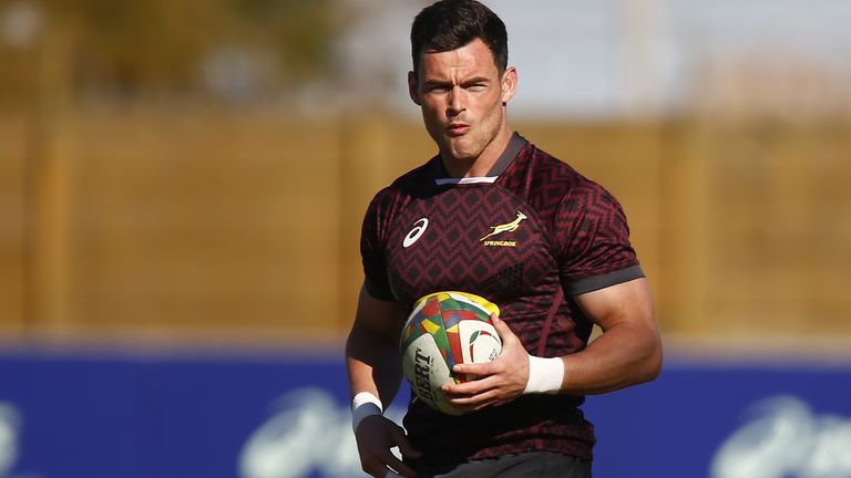 South Africa's Jesse Kriel during a training session at Western Province HPC, Bellville, Western Cape, South Africa. Picture date: Monday August 2, 2021.