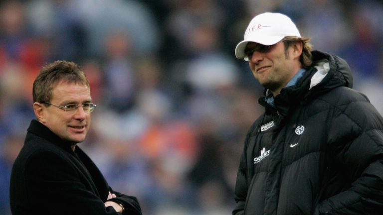 Ralf Rangnick has influenced Jurgen Klopp's pressing style