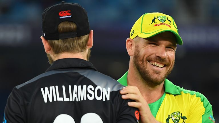 Aaron Finch and Kane Williamson (Getty Images)