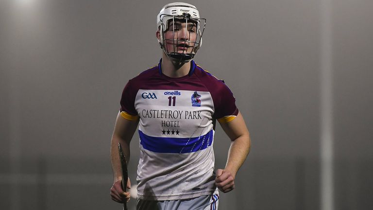 23 January 2020; Kyle Hayes of UL during the Fitzgibbon Cup Group B Round 3 match between UL and Maynooth at UL Grounds in Limerick. Photo by David Fitzgerald/Sportsfile