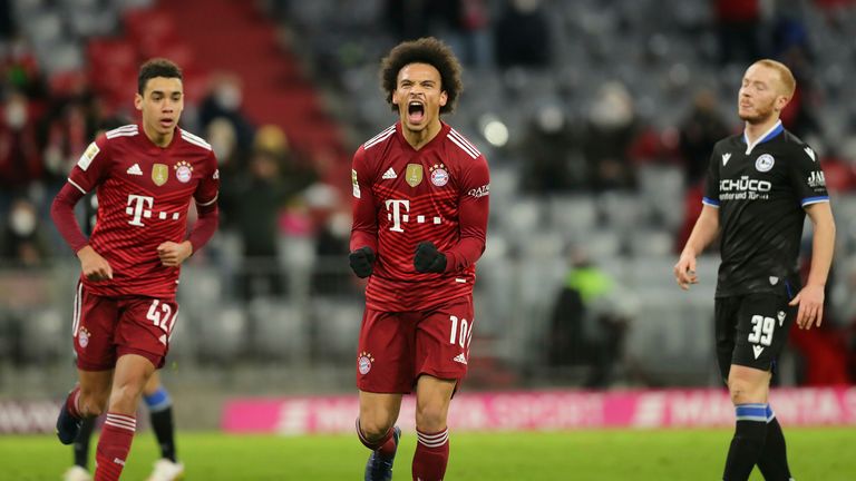 Leroy Sane's winner was his fourth Bundesliga goal of the season