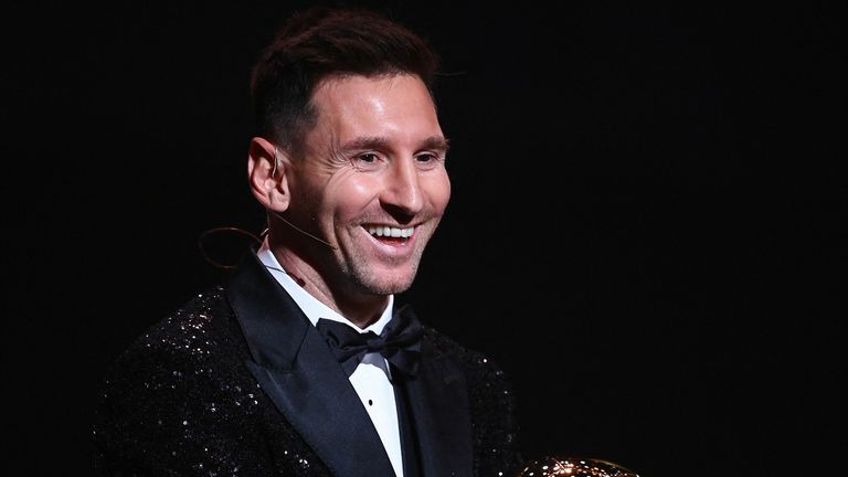 Lionel Messi has won the men&#39;s Ballon d&#39;Or for a record seventh time