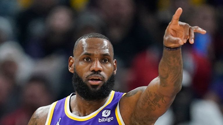 Los Angeles Lakers&#39; LeBron James has been warned about his future conduct by the NBA