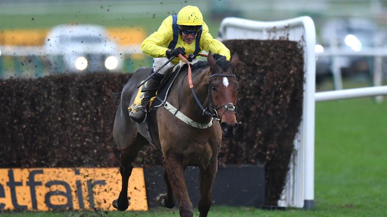 Lostintranslation winning the Betfair Chase at Haydock in 2019