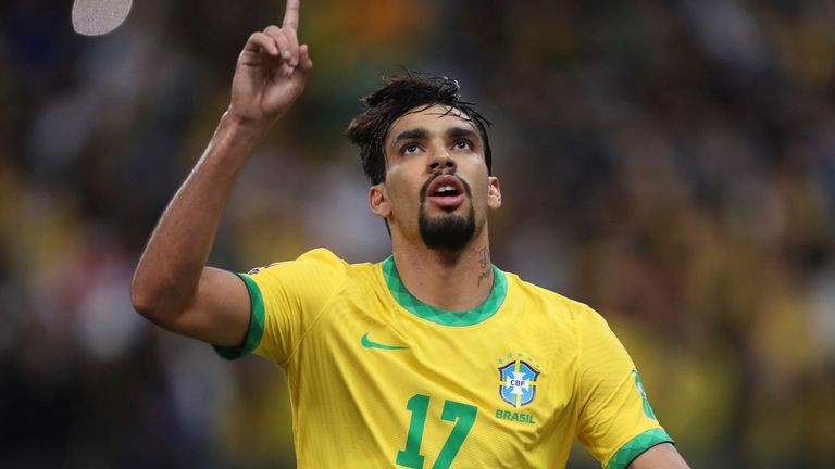 Lucas Paqueta's winner was his sixth goal for his country