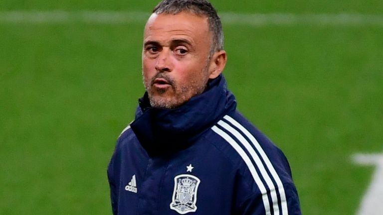 El seleccionador de España Luis Enrique (AP)