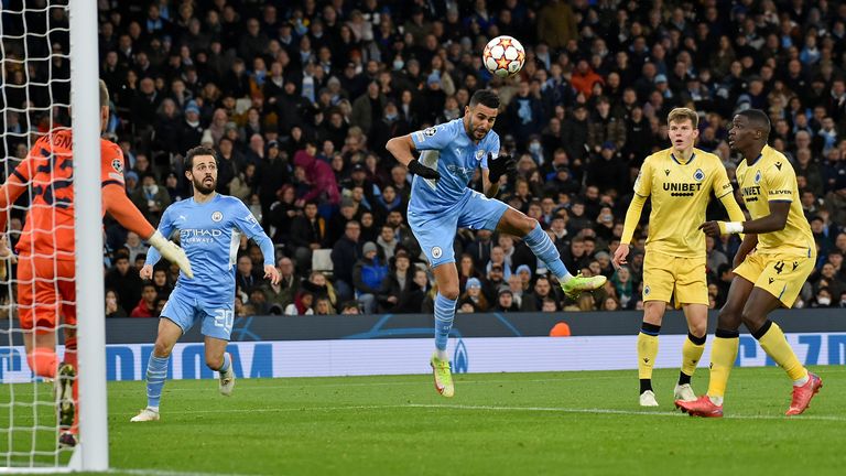 La tête de Mahrez a redonné l'avance à City