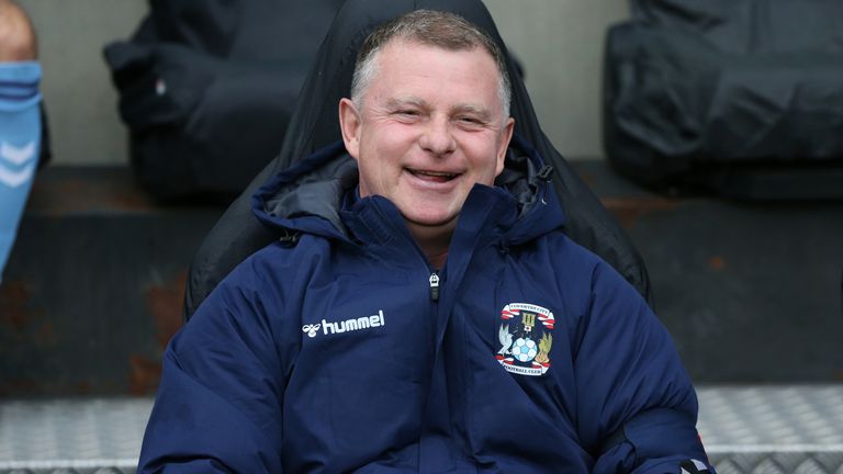Mark Robins is in his second spell as Coventry manager