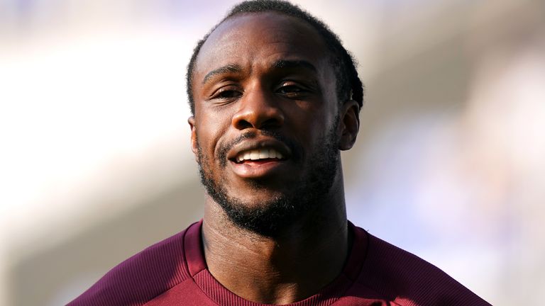 West Ham United's Michail Antonio during the pre-season friendly match at the Select Car Leasing Stadium, Reading. Picture date: Wednesday July 21, 2021.