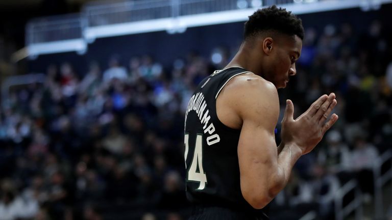 In the Milwaukee Bucks 117-108 win over the Orlando Magic, he stuffed the stat sheet with 32 points, 20 rebounds, five assists, three blocks and two steals on 8-of-16 from the field and 15-of-23 at the free-throw line. 
