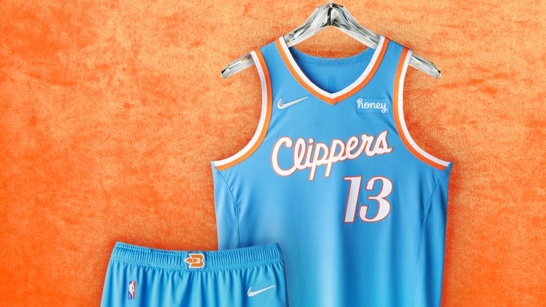 Official Los angeles clippers city edition black 2023 NBA sport