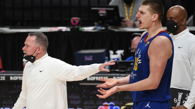 Mike Malone is concerned about the heft of the load currently being shouldered by Nikola Jokic 