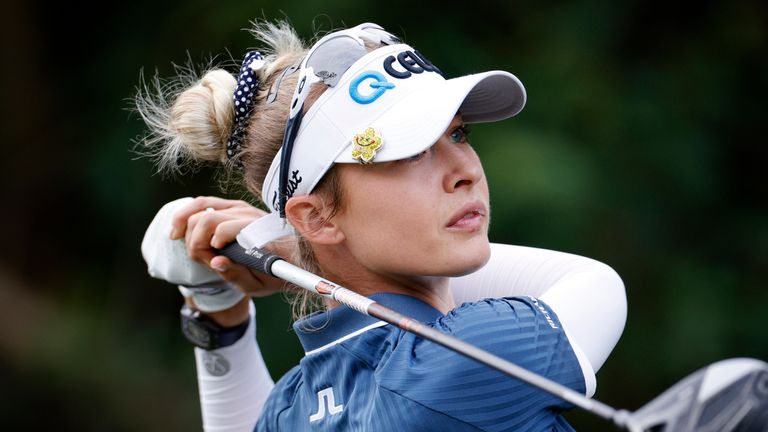 Nelly Korda est à égalité en tête des 54 trous