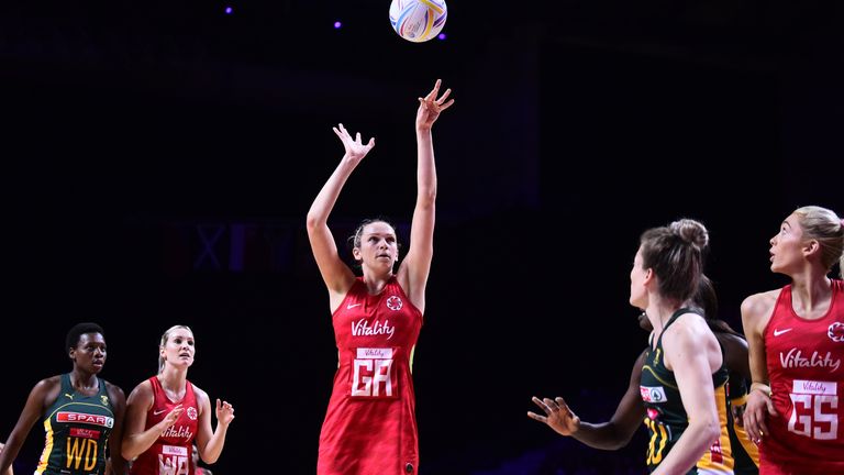 Jo Harten is one of the best shooters in world netball and her partnership with Helen Housby is outstanding