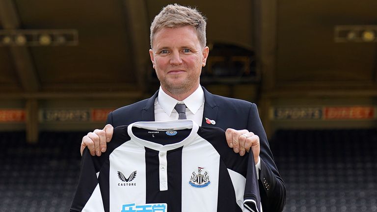 Newcastle United unveiled Eddie Howe as their new manager during the international break