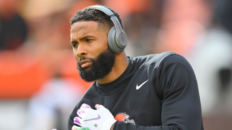 Cleveland Browns wide receiver Odell Beckham Jr was excused from the team's practice on Wednesday