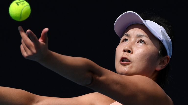 Peng Shuai reached the US Open singles semi-finals in 2014.