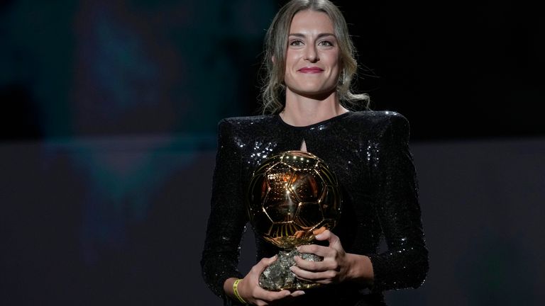 Alexia Putellas has been voted top female footballer
