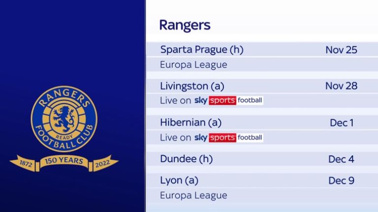 Van Bronckhorst's first match will be against Sparta Prague before two away ties in the Scottish Premiership