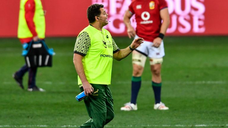 South Africa head coach Rassie Erasmus 