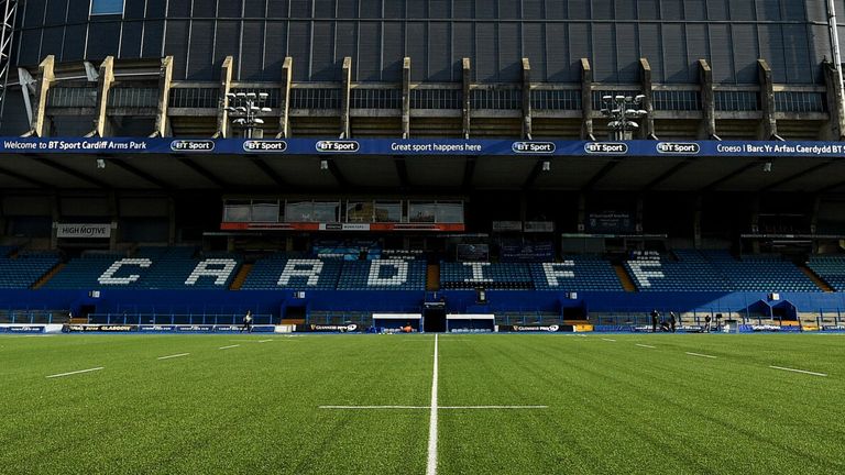 A general view of the Cardiff Arms Park