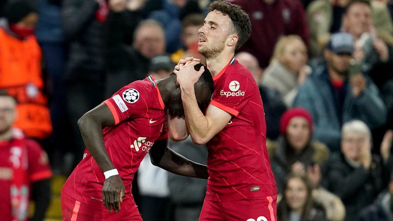 Sadio Mane y Diogo Jota adelantaron 2-0 al Liverpool al inicio del partido ante el Atlético de Madrid