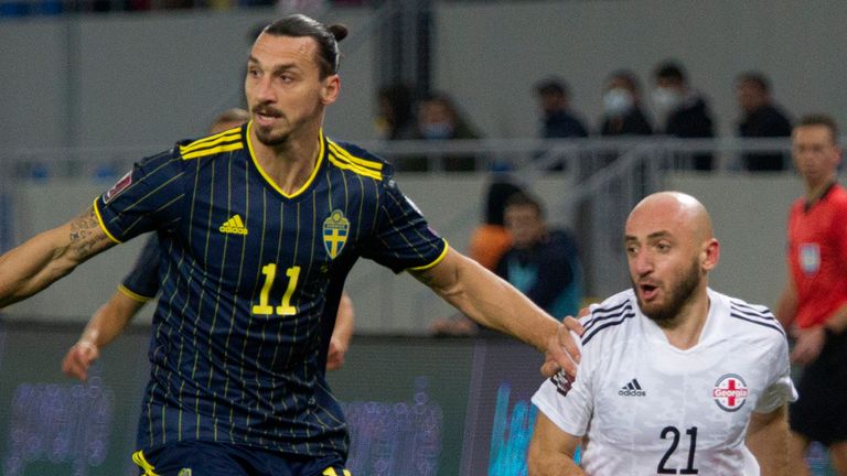 Zlatan Ibrahimovic's Sweden were shocked by Georgia