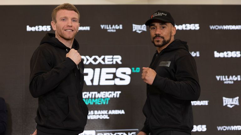 BOXXER  SERIES SUPER LIGHTWEIGHT PRESS CONFERENCE AND DRAW.LIVER BUILDING,.LIVERPOOL.PIC;LAWRENCE LUSTIG.TOM FARRELL and BEN FIELDS AT THE DRAW FOR THE BOXXER SERIES SUPER LIGHTWEIGHT TOURNAMENT AT THE M&S BANK ARENA LIVERPOOL ON SATURDAY(6-11-21).