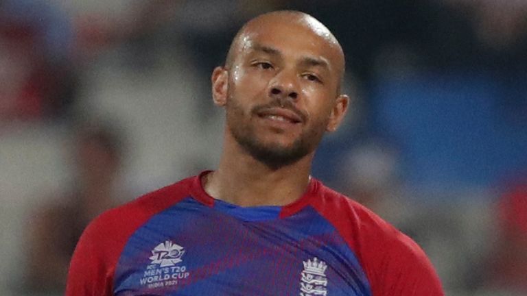 Tymal Mills withdrew himself from action during England's victory against Sri Lanka on Monday