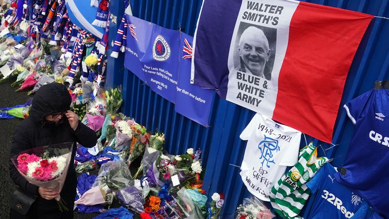 Rangers fans payed their respects to Walter Smith at Ibrox last week