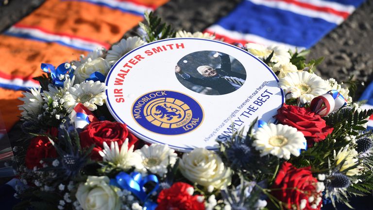 &#39;Sir Walter Smith - Always in our thoughts, forever in our hearts - Simply The Best&#39; 