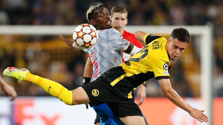 Young Boys beat Manchester United 2-1 back in September