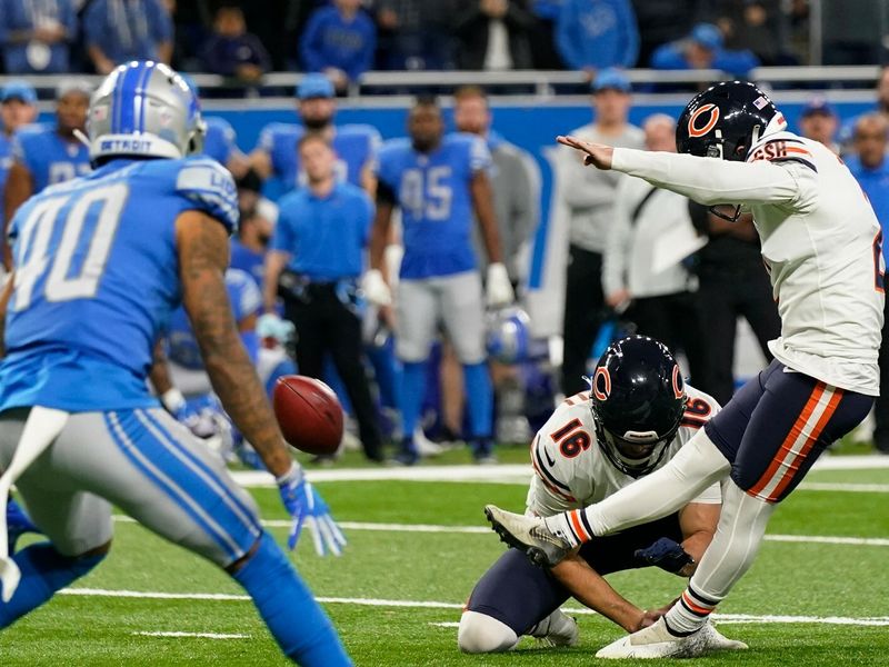 Bears eat turkey in Detroit with last-minute game-winning field goal by  Santos