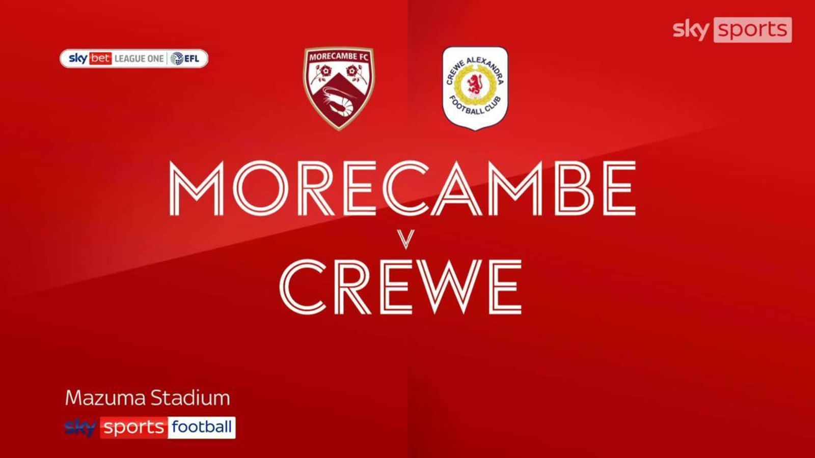 Morecambe 12 Crewe Luke Murphy seals comeback win for Alexandra