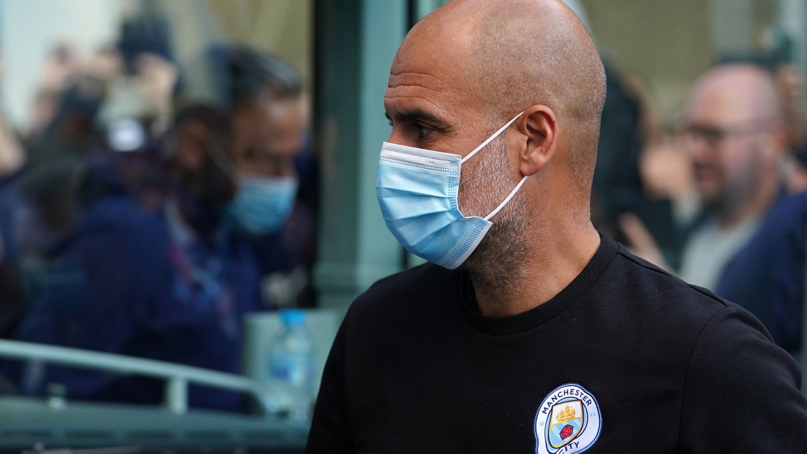 Pep Guardiola urges fans to use masks in stadiums to limit spread of coronavirus