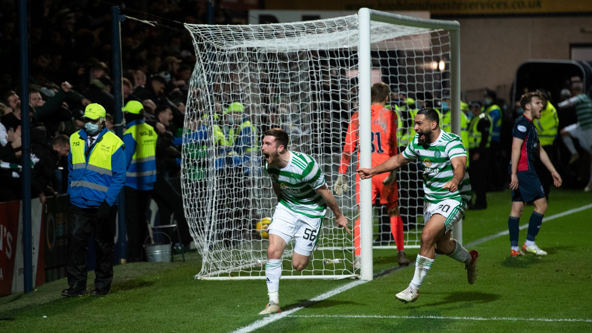 Ross County 1-2 Celtic: Anthony Ralston heads 97th-minute winner for 10 ...