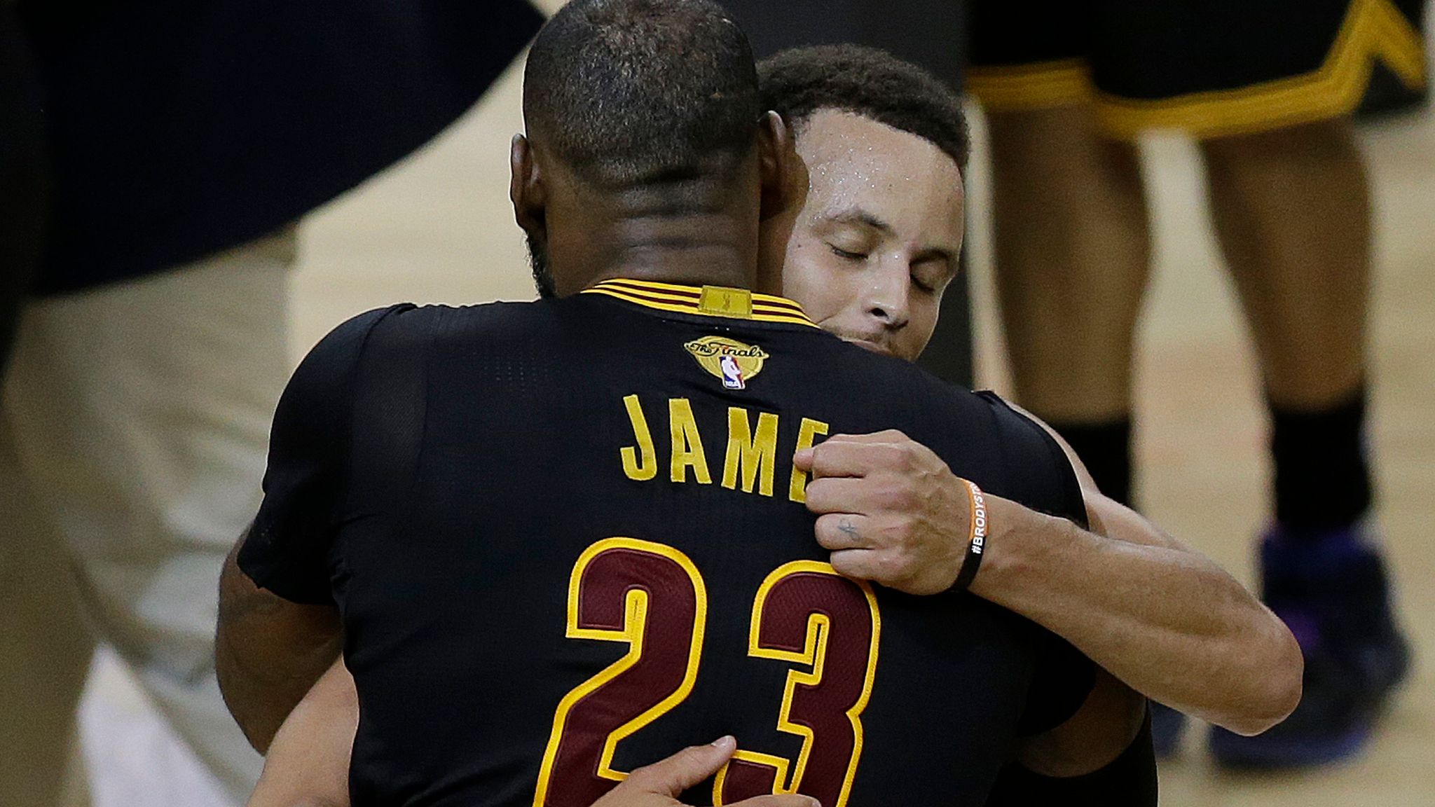stephen curry with lebron james