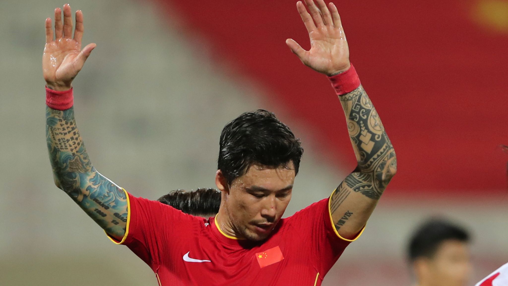Chinese authorities ban national-team footballers from showing tattoos to set 'good example for society'