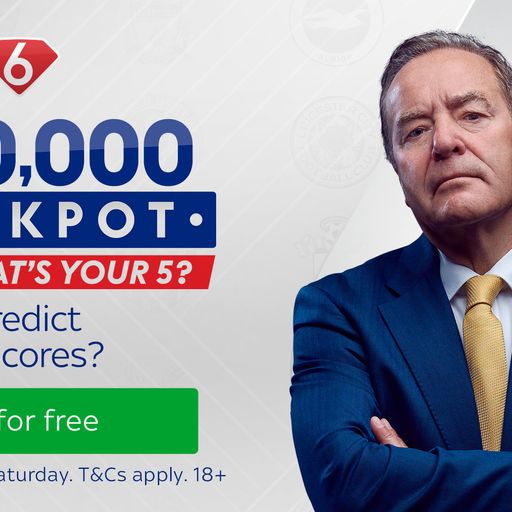 Win £20,000 with Super 6!