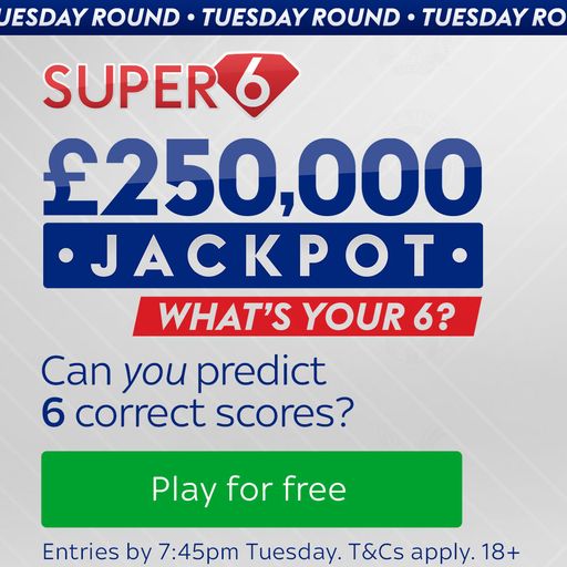 Win £250,000 on Tuesday!