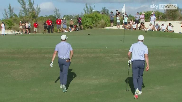 A look back at the best of the action in a thrilling final at the Hero World Challenge in the Bahamas, where Collin Morikawa missed out on world No. 1