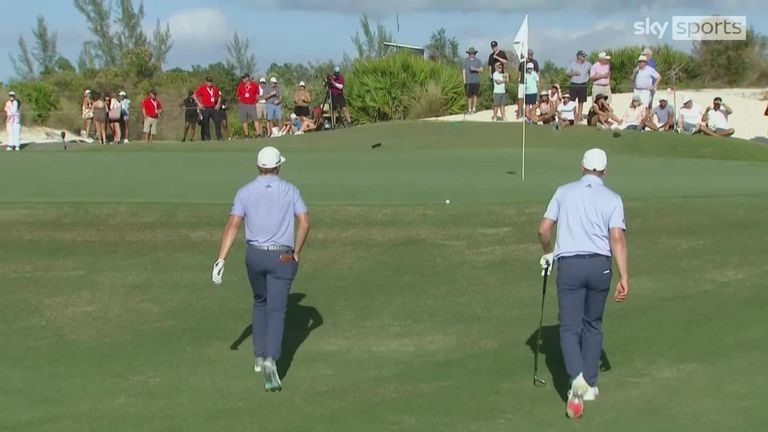 A look back at the best of the action from a thrilling final round at the Hero World Challenge in the Bahamas, where Collin Morikawa missed out on the world No 1 spot