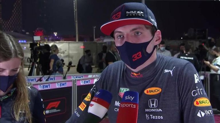 Max Verstappen to Sky F1