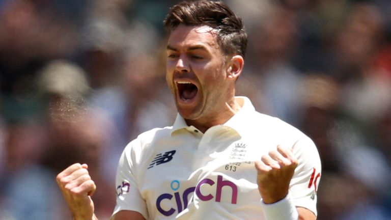 James Anderson led the way for England with four wickets