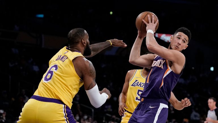 Anthony Davis, LeBron James, Devin Booker all sit out Lakers-Suns game