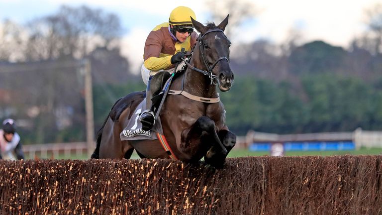 Galopin Des Champs ridden by Paul Townend clears the last 