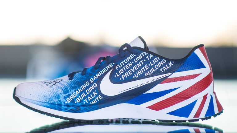 The cleats include phrases such as 'breaking barriers', 'listen' and 'unite'