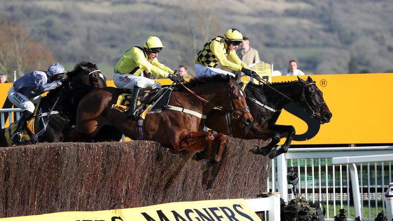 Al Boum Photo and Paul Townend jump the last en route to Cheltenham Gold Cup glory in 2020